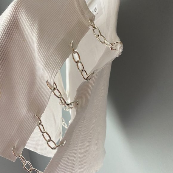 Cropped Chain Tank - Picture 4 of 5